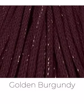 Glitzer Farbmuster Golden Burgundy