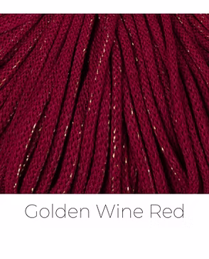 Glitzer Farbmuster Golden Wine Red