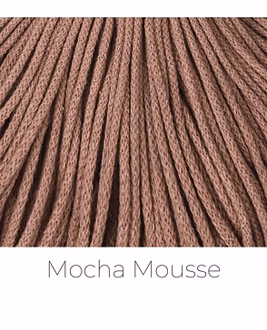 Glitzer Farbmuster Mocha Mousse