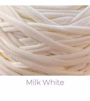 Jersey Farbmuster Milk White