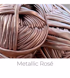 Jersey Farbmuster Metallic Rosé